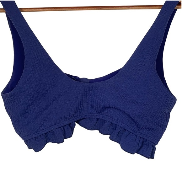 💰 5/25$ ♻️ Shein Purple Ruffle Size Large Bikini Top & Bottom - Picture 4 of 10